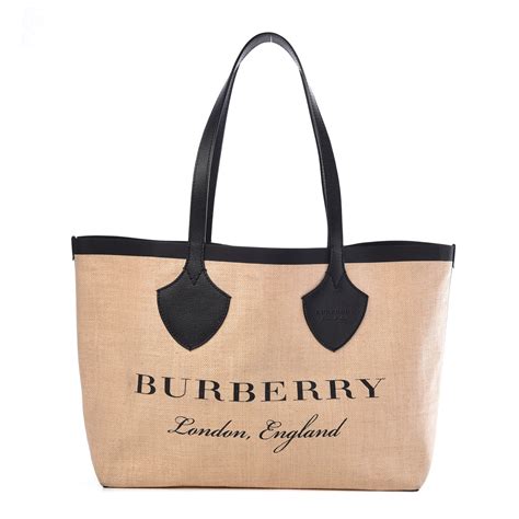 burberry jute bag